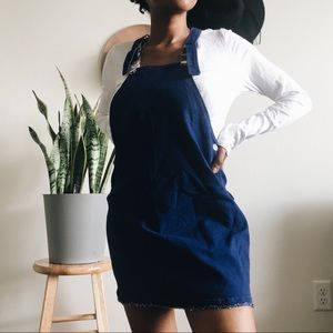 Blue overalls — lightweight — perfect for summer